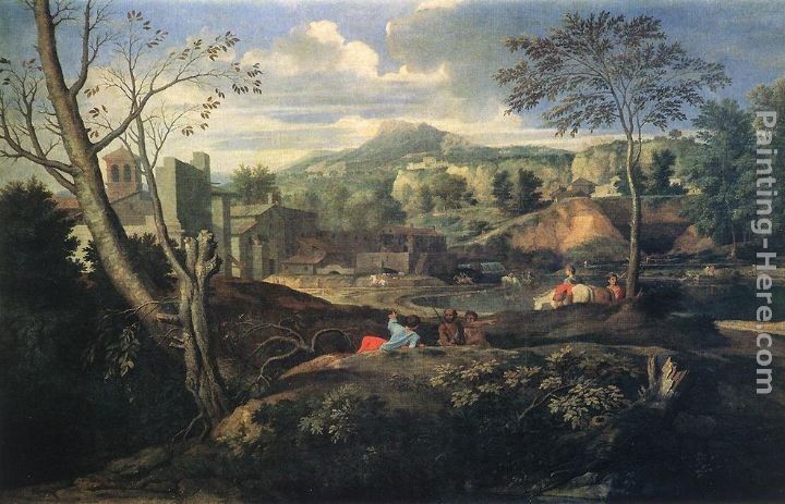 Nicolas Poussin Ideal Landscape